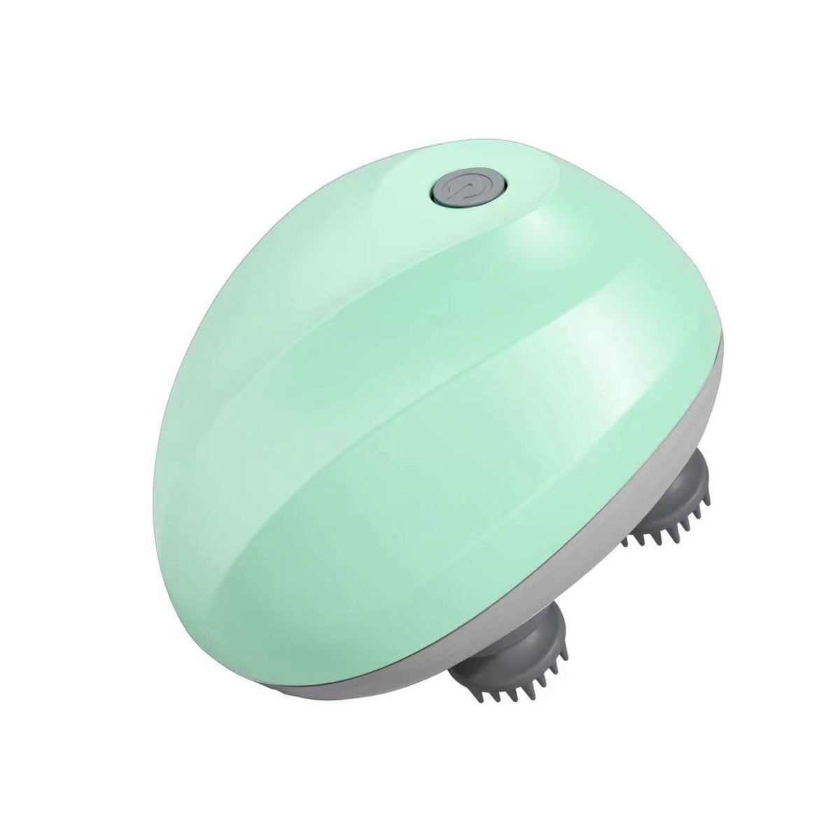 Pet Head Electric Massager for Cats and Dogs, 4 Silicone Heads with 96 Nodes, 3 Speed 360° Kneading Vibration, Relax Muscles Improve Circulation