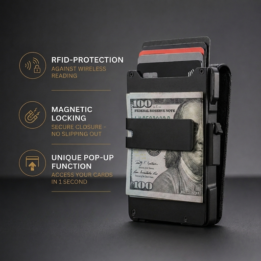 🔥Limited time 49% OFF🔥Adersene MagVault® Minimalist Wallet - Maximum Capacity. Minimal Footprint.