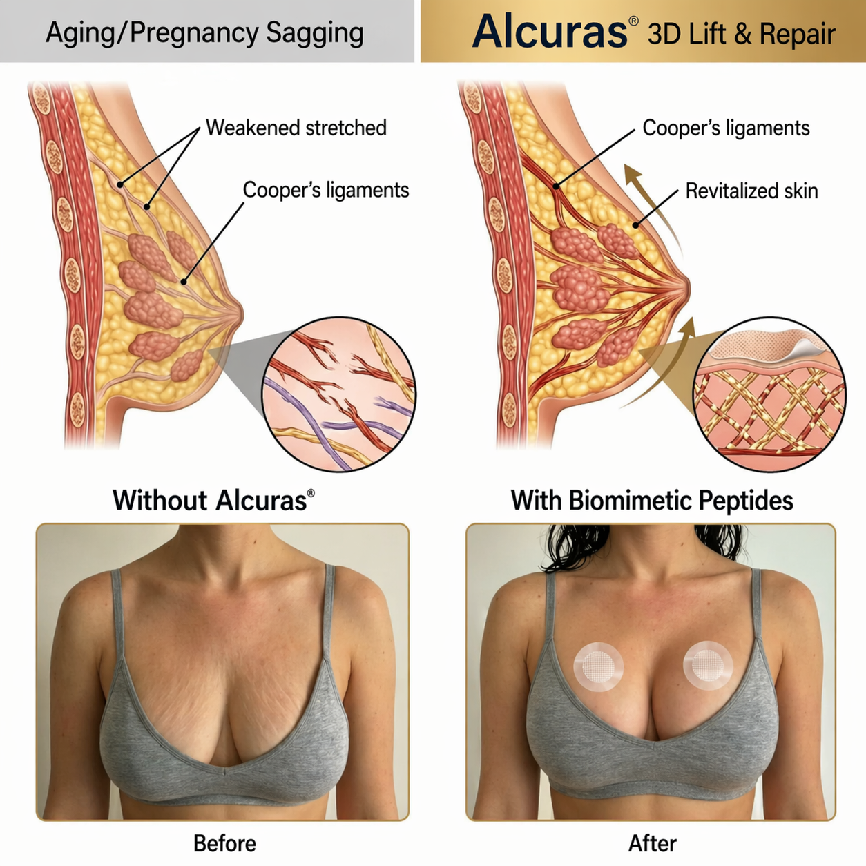 KLENIMORE™ Targeted Breast Enhancement Advanced Nano Microneedle Patch
