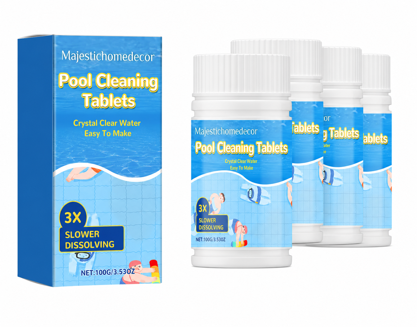 💥🏖️The Next-Gen Pool Purifier is here ✨ 2X Stronger Algae Control, Gentle & Safe for Kids! 👨‍👩‍👧‍👦