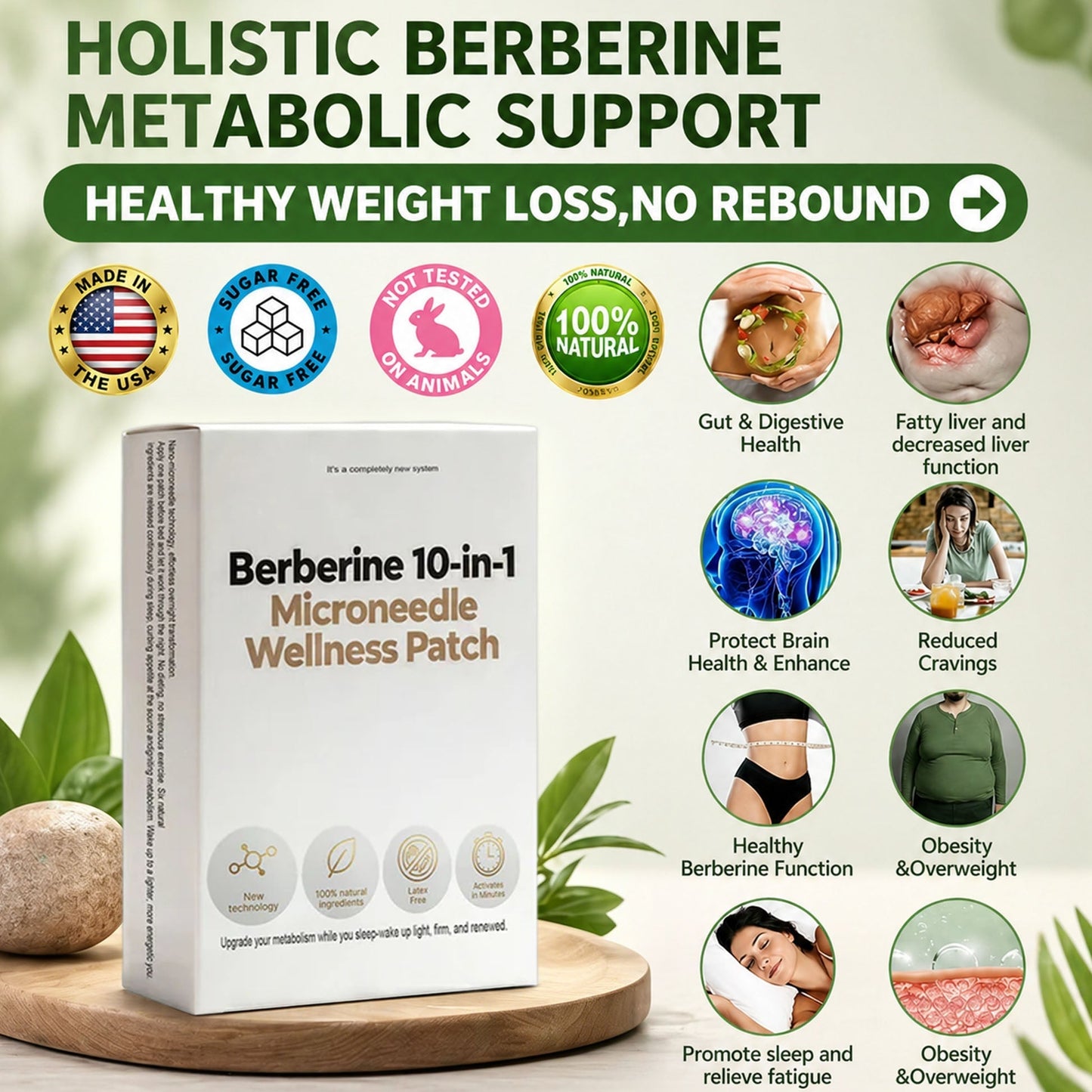 👩‍⚕️✨VEXQIN® Nano Microneedle Patch Slimming Miracle
