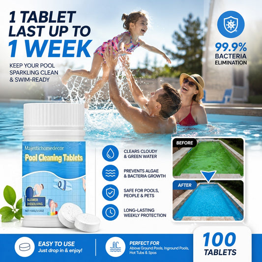 💥🏖️The Next-Gen Pool Purifier is here ✨ 2X Stronger Algae Control, Gentle & Safe for Kids! 👨‍👩‍👧‍👦