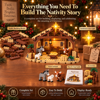 🔥Last Day 90% OFF🔥🌟The Nativity Story Building Block Set