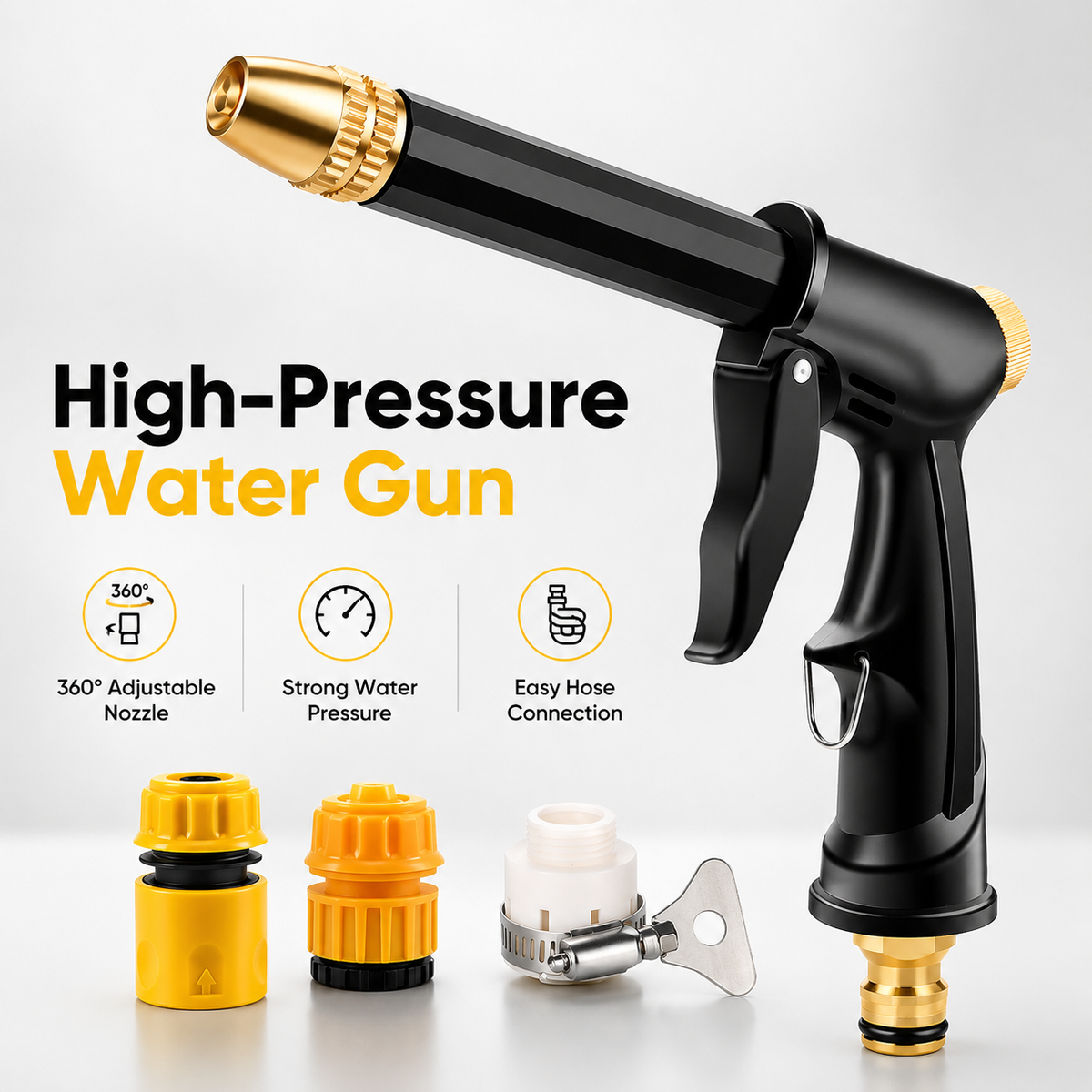 🔥55% OFF TODAY💦 Premium High-Pressure Water Gun for Cars & Gardens
