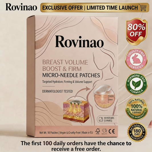 🔥Limited-time 60% sale--Rovinao Targeted Breast Enhancement Advanced Nano-Microneedle Patches