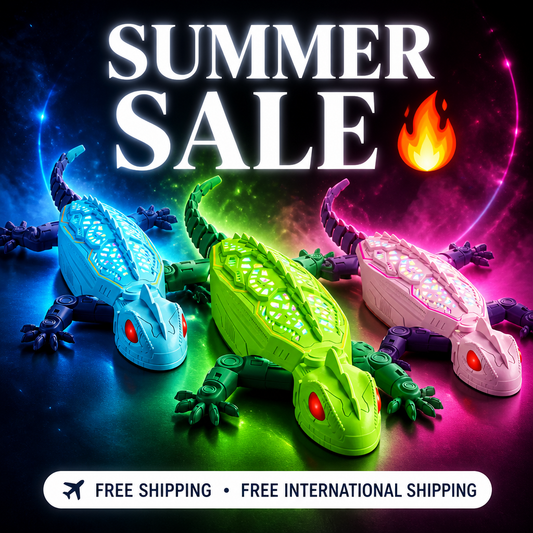 🔥Limited time 49% OFF – Gecko Rush Remote Control Wall Climbing Lizard Toy Ceiling & Floor Crawler