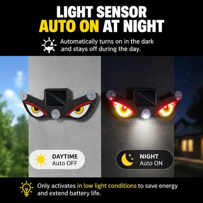 Halloween Sale🎃Solar Demon Eye LED Car Window Light