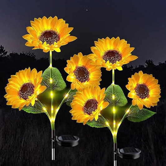 🔥LAST DAY 49% OFF-🌞Solar LED Sunflower Garden Lights-29.6inch/74cm