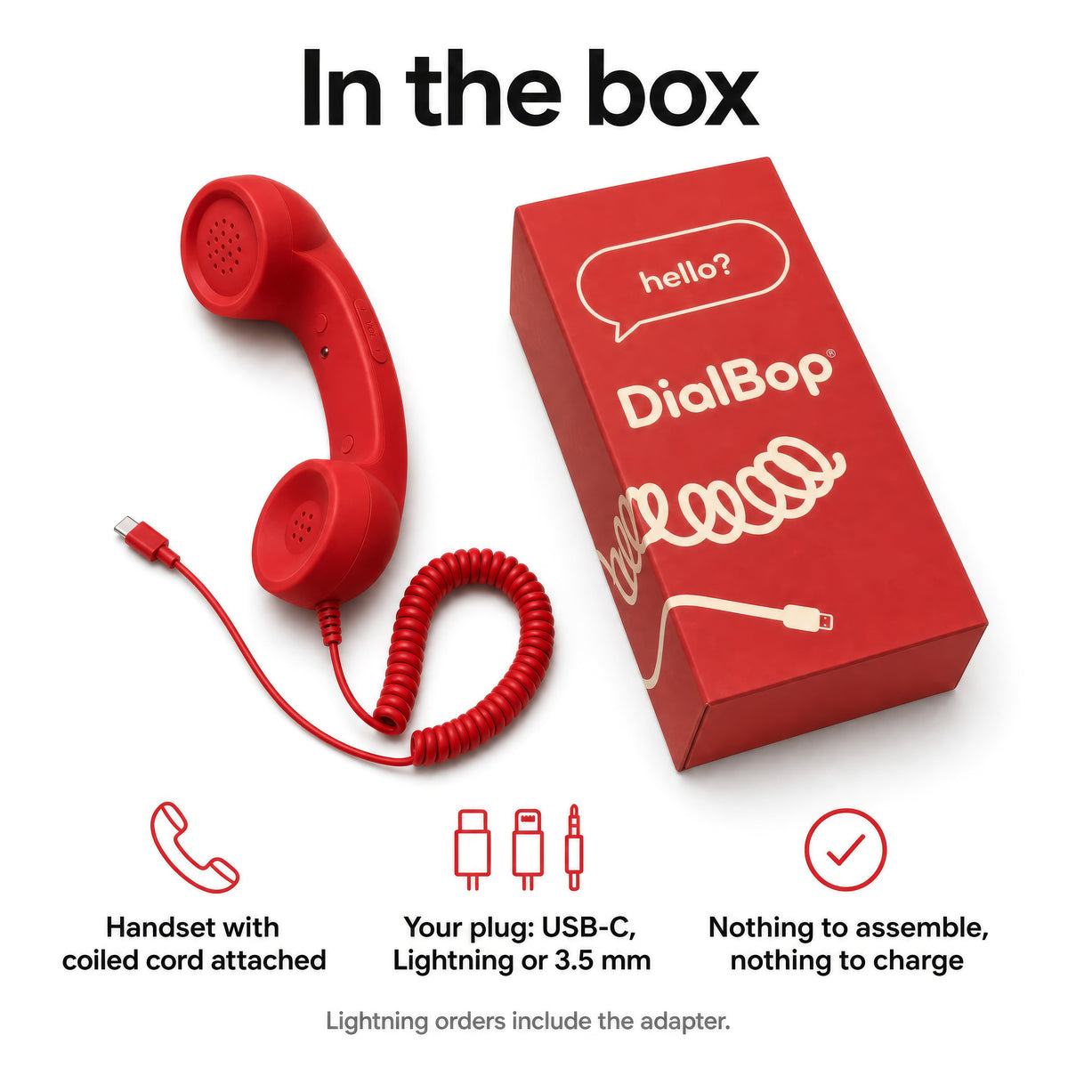 Iglacio™ Retro Phone Handset