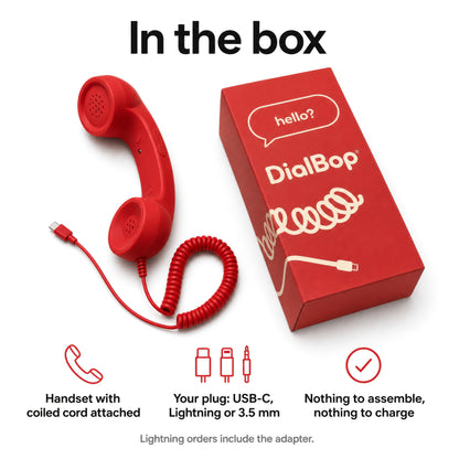 Iglacio™ Retro Phone Handset