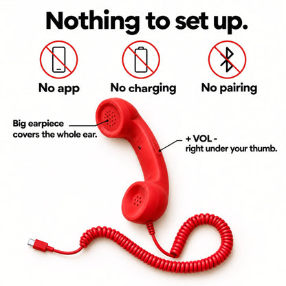 Iglacio™ Retro Phone Handset
