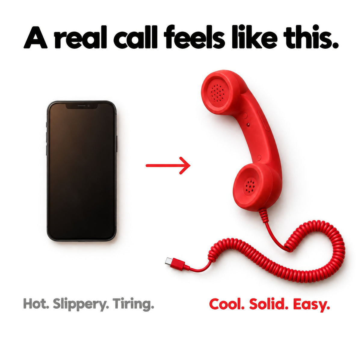 Iglacio™ Retro Phone Handset