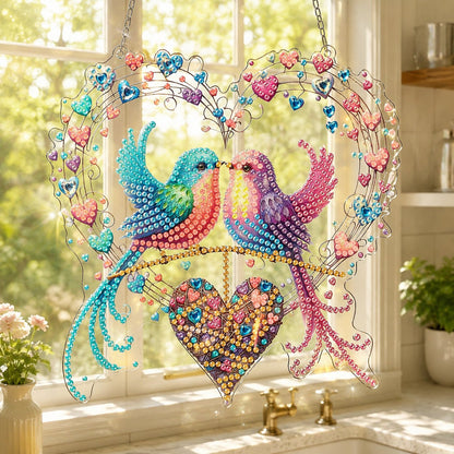 Hummingbird Diamond Art Hanging Ornament Kit – Sparkling DIY Window Ornament 🐦✨
