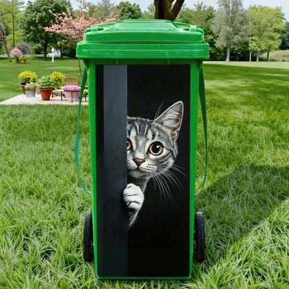 🐴 Creative Trash Can Sticker with Colourful Cartoon